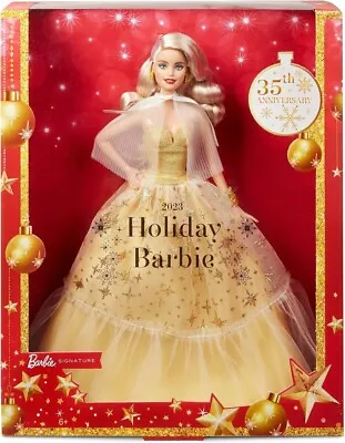 Buy Signature Holiday Doll Barbie 2023 Dolls  • 42.28£