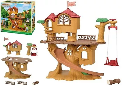 Buy Sylvanian Families Adventure Tree House Ages 3+ Toy Doll Pretend Play Flag Gift • 71.97£