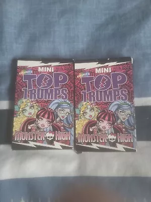 Buy MINI TOP TRUMPS MONSTER HIGH New 2 Packets - Monster High Cards • 3.90£