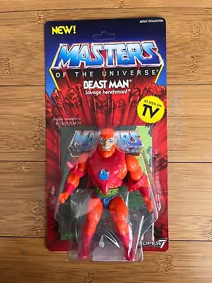 Buy Bnib Masters Of The Universe Motu Super7 Series Beast Man Action Figure He-man • 44.99£