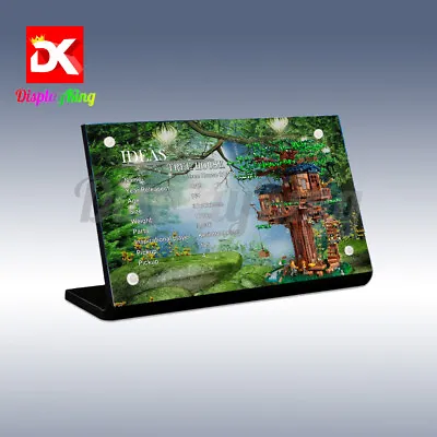 Buy Display King - Acrylic Display Plaque For Lego Tree House 21318 (NEW) • 18£