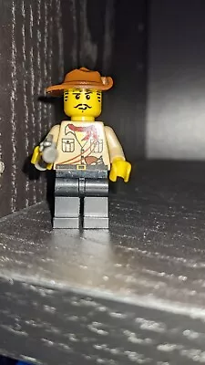 Buy LEGO Johnny Thunder Minifigure Rare Cleft Chin Head Orient Expedition. • 9.99£