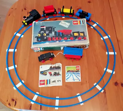 Buy Vintage Lego Train Set 171 + Motor + Battery Box + Box • 44.99£