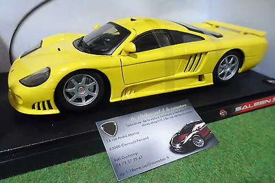 Buy SALEEN S7 Yellow 1/18 Scale By HOT WHEELS 57302 Miniature Collectible Car • 92.40£