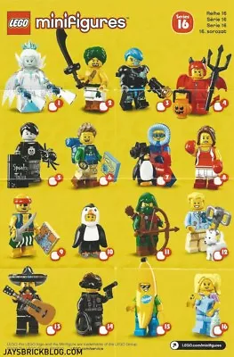 Buy Lego Series 16 Minifigures • 3.99£