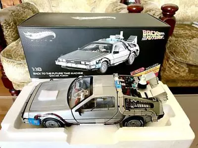 Buy HOT WHEELS MATTEL 1/18 Back To The Future Delorean (with Hoverboard) Japan • 370.21£