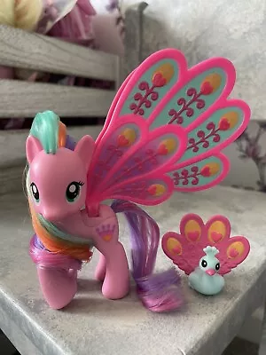 Buy My Little Pony G4 Ploomette Big Glimmer Wings With Peacock Friend • 29.99£