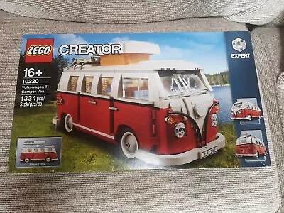 Buy LEGO Creator Expert Volkswagen T1 Camper Van (10220) • 128£