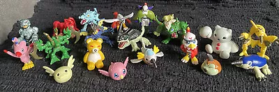 Buy Digimon Mini Figures Bandai Vintage Retro Joblot Bundle X 19 • 65£