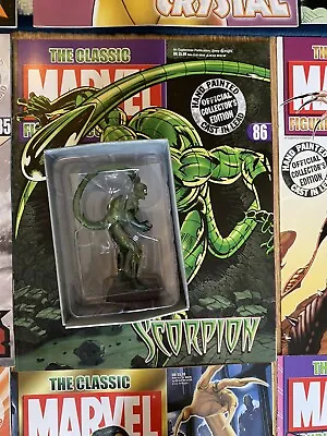 Buy Eaglemoss Classic Marvel Figurine Collection Scorpion Issue 86 With Magazine • 9.99£