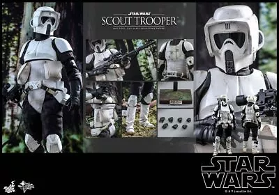 Buy In Stock Hot Toys Mms611 Star Wars Episode 6/Return Of The Jedi Scout Trooper • 363.21£
