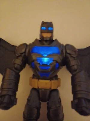 Buy Batman V Superman BATMAN Electro-Armour (Lights & Sounds) Mattel 12  Figure 2016 • 8£