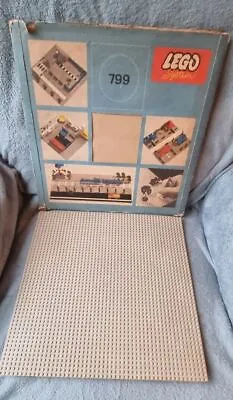 Buy Lego System 799 Giant Base Plate 50x50 Studs. Grey Vintage 1964 Original Box • 19.99£