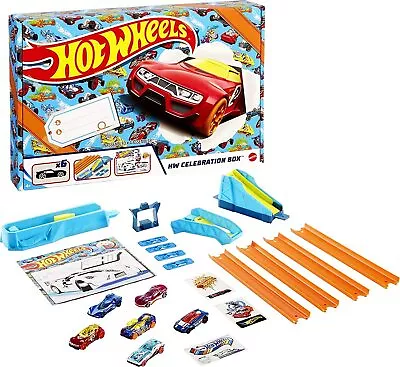 Buy Hot Wheels HW Celebration Box Complete Starter Set With 6 Hot Wheels 1:64 Scale • 28.29£