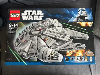 Buy Lego 7965 Star Wars Millenium Falcon 1254 Pcs 9-14 NEW Lego Sealed~ • 199.95£
