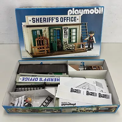 Buy Playmobil 3423 V3 Western Sheriff Office Set 100% Complete • 100£