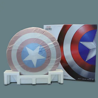 Buy Hasbro Marvel Legends Captain America 75th Anniversary 1:1 Metal Shield IN STOCK • 155£