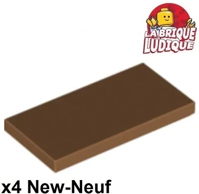 Buy LEGO 4x Tile Plate Smooth 2x4 With Groove Skin Medium Nougat 87079 New • 2.29£