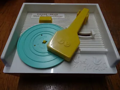 Buy Fisher Price Music Box Record Player Vintage Style Toy With 5 Discs Wind Up 2014 • 25£