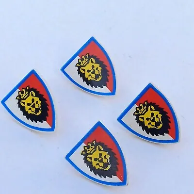 Buy LEGO Vintage/Classic Knights/Castle White Royal Knight Shields X4 3846p4d • 8.95£