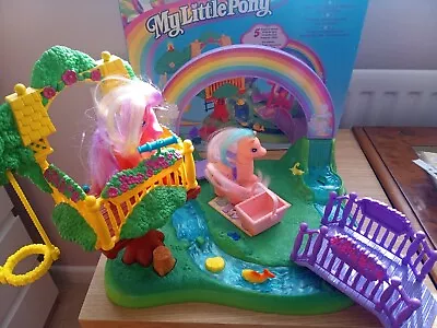 Buy My Little Pony G2 Magic Rainbow Forest Playset - Vintage • 25£