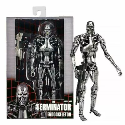 Buy NECA Terminator T800 ENDOSKELETON Action Figure 7  Arnold Schwarzenegger Model! • 23.99£