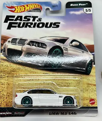 Buy Hot Wheels Premium BMW M3 E46 White Fast & Furious GBW75 No 5/5 New And Unopened • 34.99£