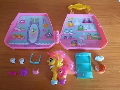 Buy My Little Pony The Movie Fluttershy Purse Pet Care Carry Case Playset  • 9.99£