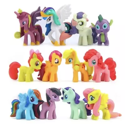 Buy 12 Pcs/Set My Little Pony Action Figures Toys Birthday Gift For Children 4.5cm • 8.99£
