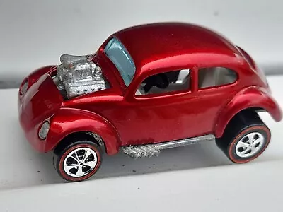 Buy Hot Wheels Redlines Custom CUSTOM Volkswagen VW Beetle RED CANDY 1 0FF ! • 29.99£