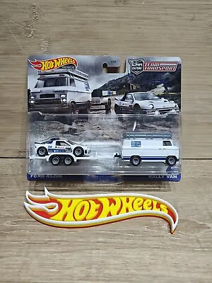 Buy Hot Wheels Car Culture Team Transport Ford RS200- Rally Van #33 Ford Race Team  • 29.95£