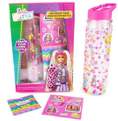 Buy Barbie Extra Decorate Your Own Water Bottle Arts Crafts Activity Set Girls 3+ • 10.99£