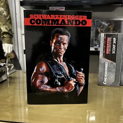 Buy Neca 30th Anniversary Arnold Schwarzenegger Commando Matrix Toy Opened NEW RARE • 180£