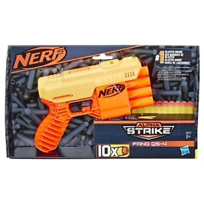 Buy Nerf Alpha Strike Fang QS-4 Foam Dart Blaster With 10 Darts • 8.95£