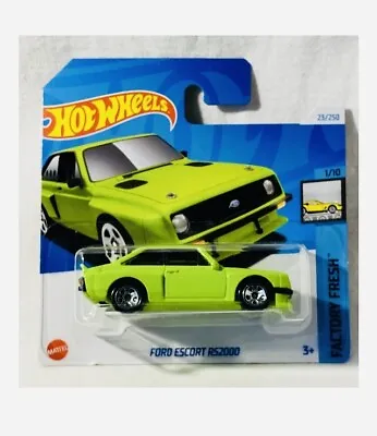 Buy Hot Wheels Rs2000 Ford Mk2 Escort New 2024 ‘a’ Case Short Card • 12.50£
