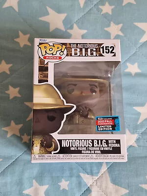 Buy Funko Pop! Notorious B.I.G. Gold With Fedora 152 NYCC Fall Convention 2022 • 33.88£