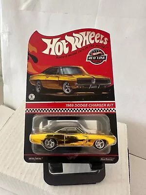 Buy 2023 Hot Wheels Red Line Club RLC Exclusive 1969 Dodge Charger R/T Gold A8 • 29.68£