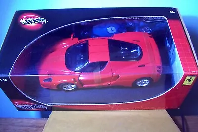 Buy 1/18 Hot Wheels 56293 Enzo Ferrari In Red • 40£