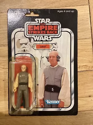 Buy Star Wars Empire Strikes Back Kenner Lobot Carded Figure 41 Back • 19.99£
