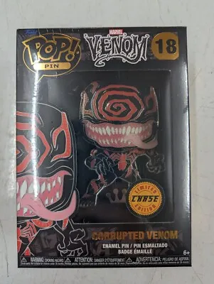 Buy Limited Chase Edition Marvel Corrupted Venom POP! Pin By Funko • 8.99£