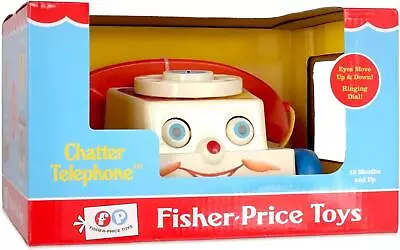 Buy Fisher Price Classics Chatter Toddler Phone Retro Push Kids Toy Aged 12+ Months • 18.49£