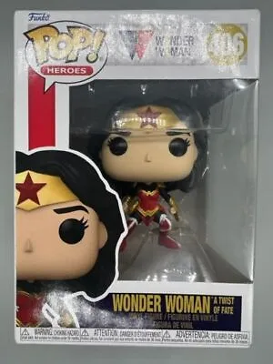 Buy #406 Wonder Woman (A Twist Of Fate) - DC Damaged Box Funko POP With Protector • 10.99£