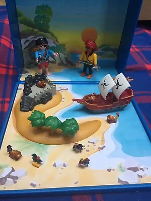 Buy Playmobil Micro 4331 Pirate Ship Island Mini Playset.  1 Small Piece Missing. • 13£