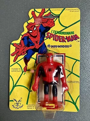 Buy 1979 Spider-Man Mini Winders Ahi Pin Pin Toys MOC France Vintage Wind-up No Mego • 153.14£