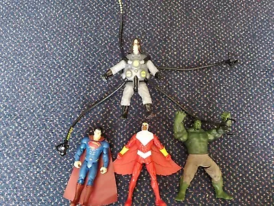 Buy 6'' Figures: Hulk, Doctor Octopus, Falcon And Superman. Hasbro Mattel Brand • 15£