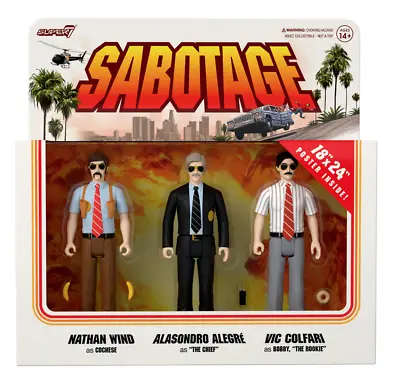 Buy Beastie Boys “sabotage” Special Edition 3 Pack  Super 7 New In Stock • 57.99£