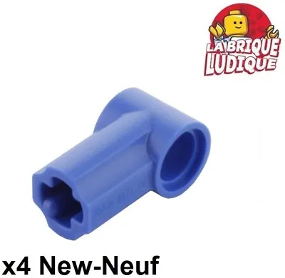 Buy LEGO Technic 4x Axle Axle Pin Connector Angled #1 Blue/Blue 32013 NEW • 1.24£