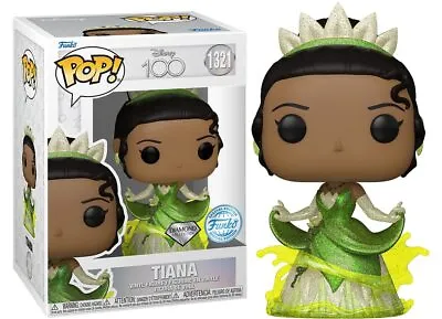 Buy Funko Pop! Disney: Disney 100- Princess Tiana - Diamond Glitter - D100 - Disney  • 12.92£