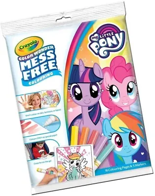 Buy My Little Pony - Crayola Colour Wonder -  Colouring Book & Markers Mess Free • 6.49£