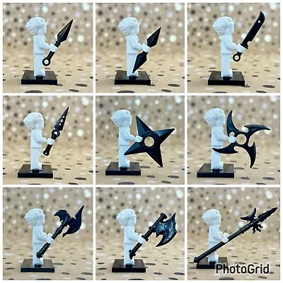 Buy 🌟Custom🌟 Weapon (Black) For LEGO Minifigures - Pick Your Weapons ! • 4.14£
